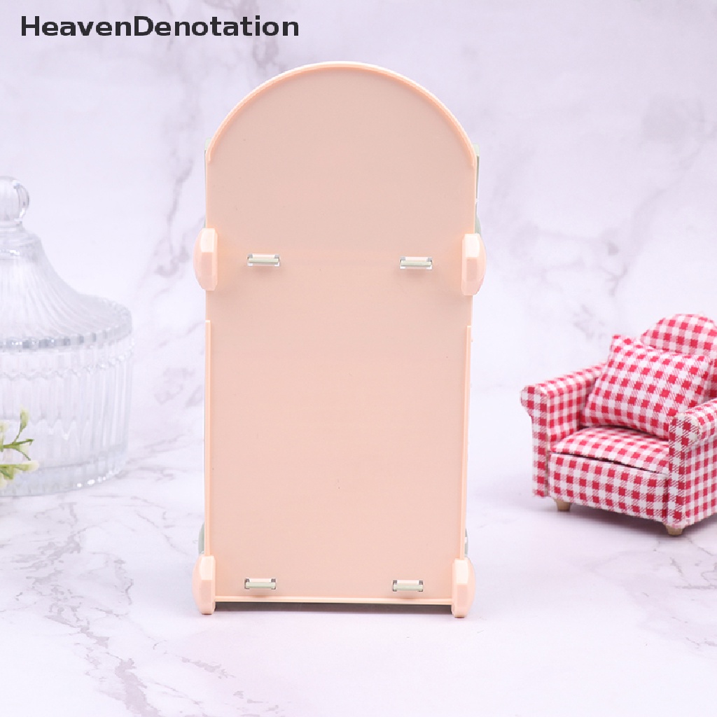 [HeavenDenotation] 1: 12hiasan Furniture Rumah Boneka Tiga Lapisan Lemari Pajangan Mini Furnishing HDV