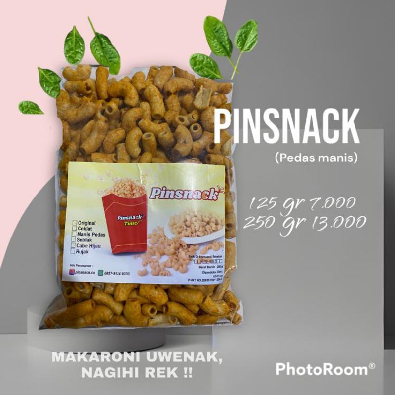 

Makaroni Pinsnack Rasa Pedas Manis | Seblak | Coklat | Asin Gurih 125 gr 250 gr