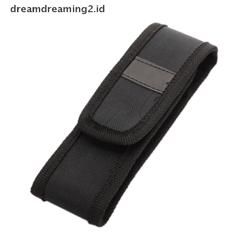 (dream) Senter LED Lampu Obor Light Holster Holder Carry Case Belt Pouch Nylon.