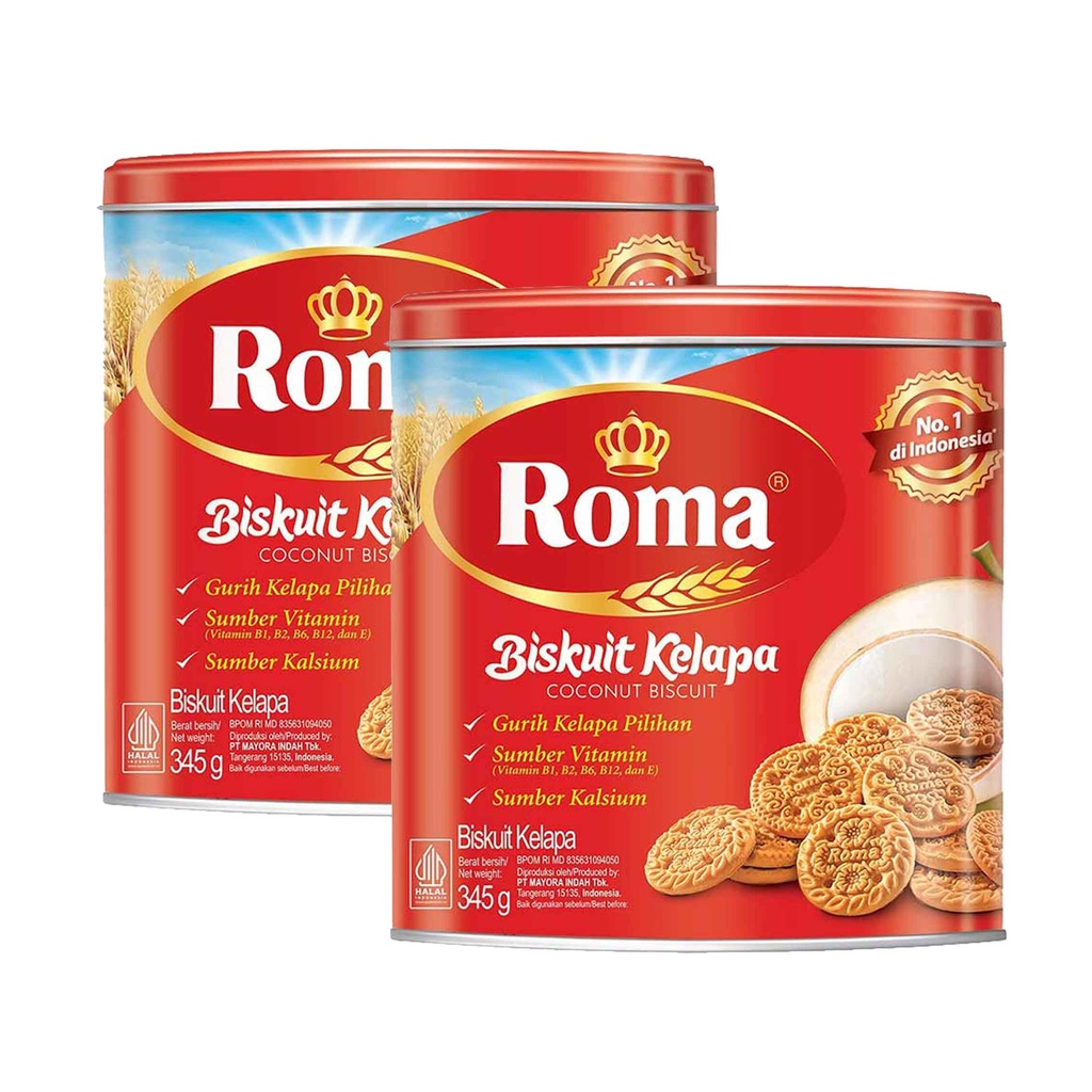 ROMA/ BISKUIT KELAPA/COCONUT BISKUIT/ROMA KELAPA 345g