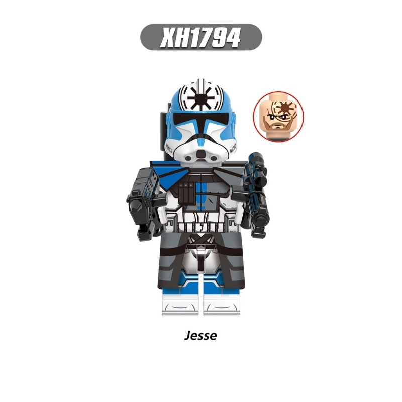 Bo-katan Minifigures Star Wars The Clone Wars Kryze 187th Legion Trooper Galictic Marines Mini Figure Mainan Hadiah