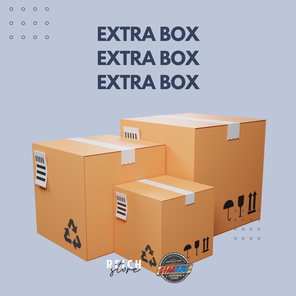 

Extra Box Karton Kotak Dus Polos Ukuran 27x20x14.5cm Warna Coklat Tebal