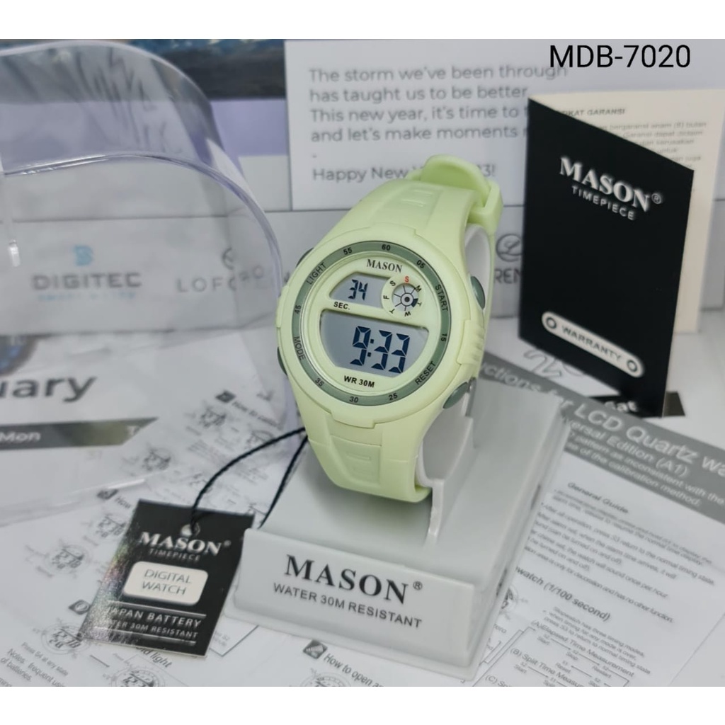 Jam Tangan Pria dan Wanita  Mason 7020 Original