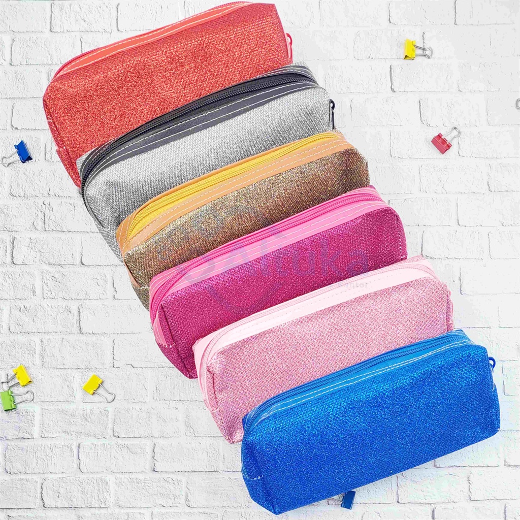 

Tempat Pensil / Pensil case / Tempat Pensil Resleting Bling Blink New Desain