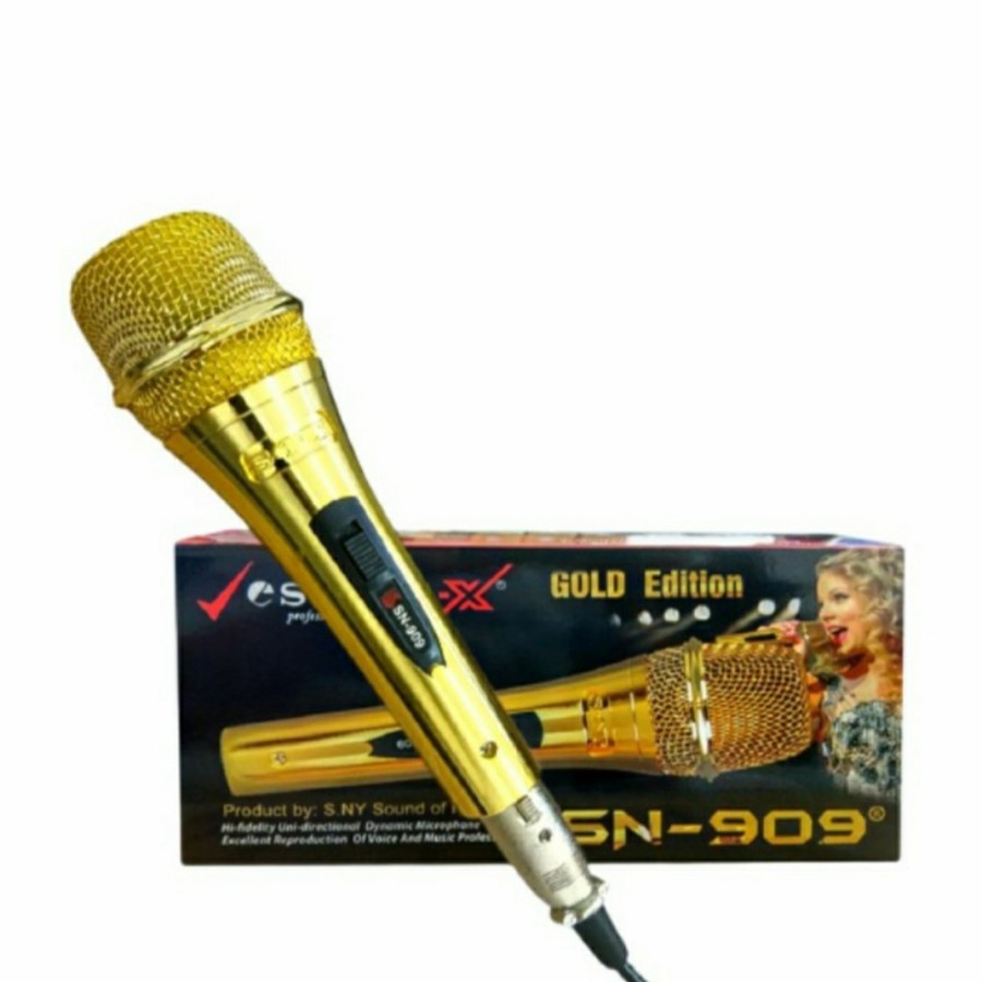 Mic Microphone Karaoke SONY SN-703 / Mic Kabel Vokal Dynamic good