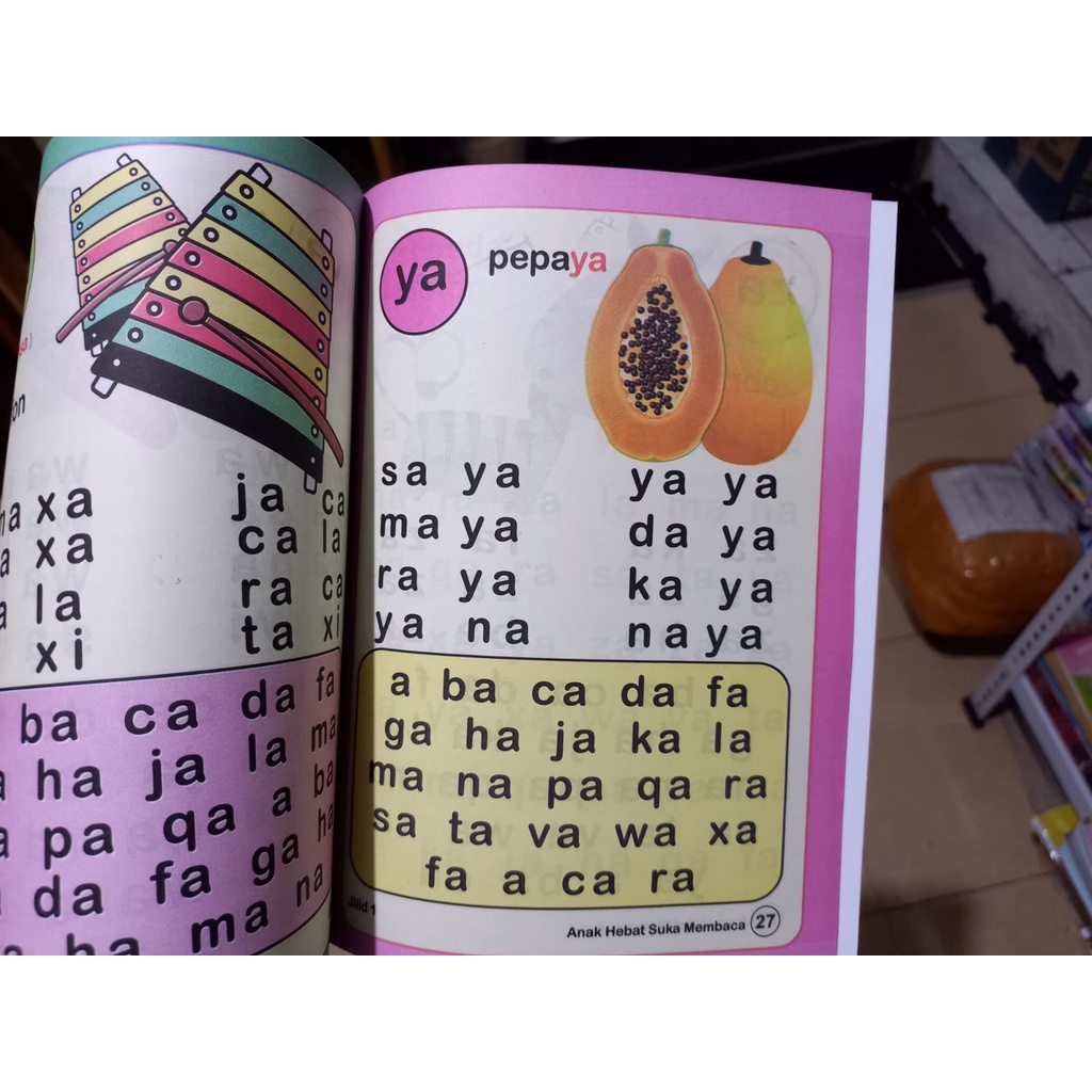 Buku Anak Hebat Suka Membaca Jilid 1 2 3 4 5 - Full Colour PNG