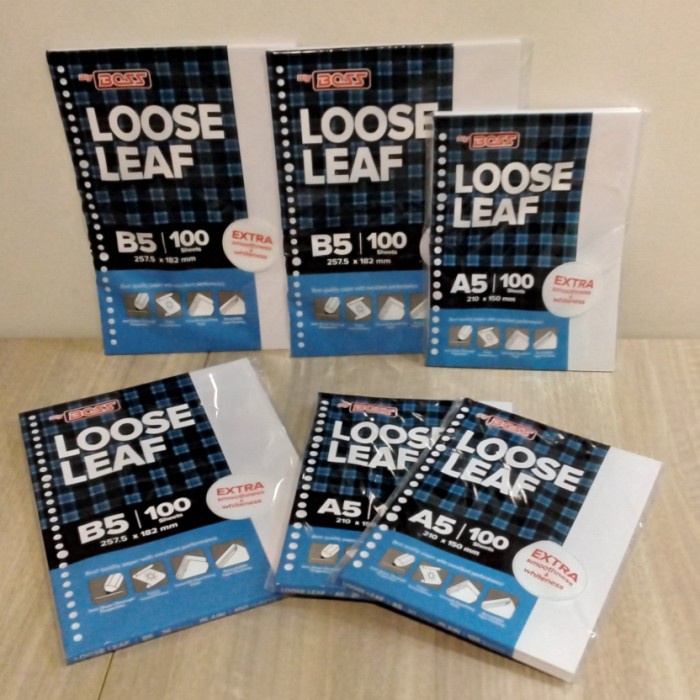 

@@@@] LooseLeaf polos B5 BigBoss dan A5