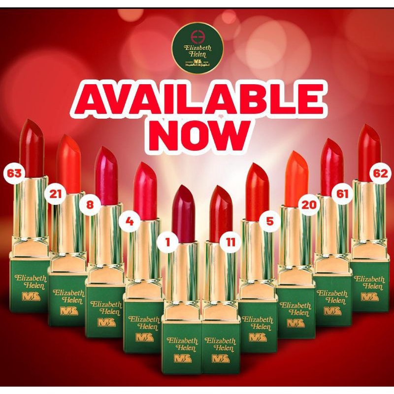 Lipstik Arab Elizabeth Helen Original BPOM