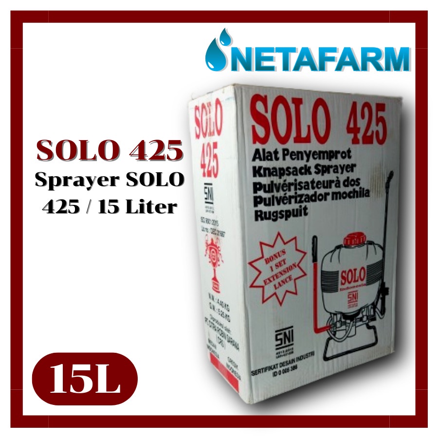 Alat Semprot Sprayer Solo 425 Tanki 15L Semprotan Hama Disinfektan 1pc