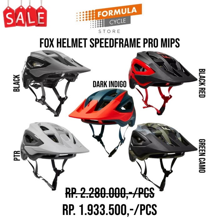 Terlaris Fox Helmet Speedframe Pro Mips