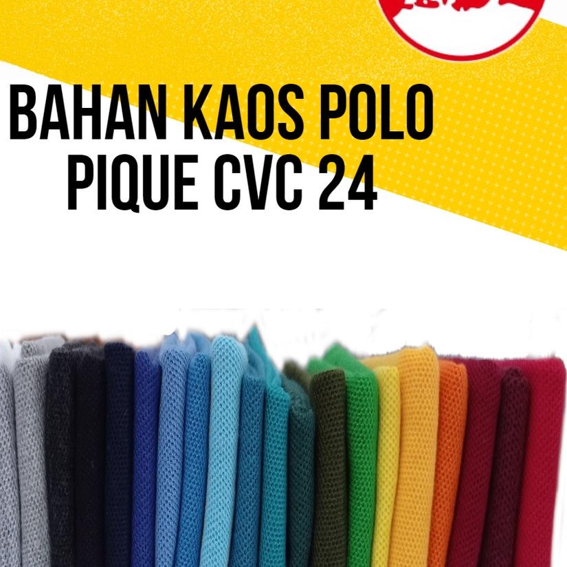 ♕ Pique/Lacoste CVC 24s per KG | Bahan Kain Kaos Polo /Kaos Krah ♖