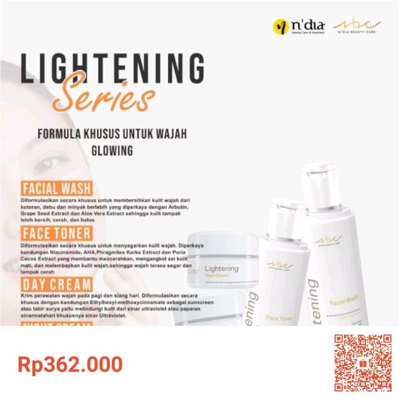 NBC / N'DIA NBC PAKET LIGHTENING/ N'DIA NBC PAKET WHITENING