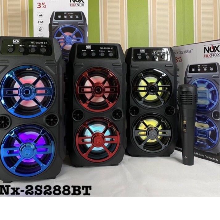 ♧ SPEAKER BLUETOOTH NIXNOX NX-2S88 NX- NX- NX- + Microphone ➫