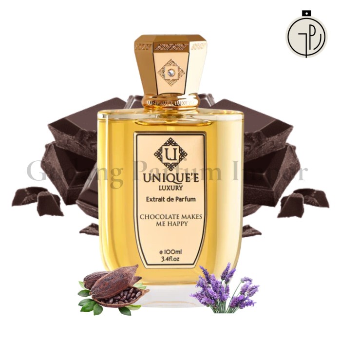 Unique ` e Luxury Chocolate Makes Me Happy for Unisex EDP 100 ml