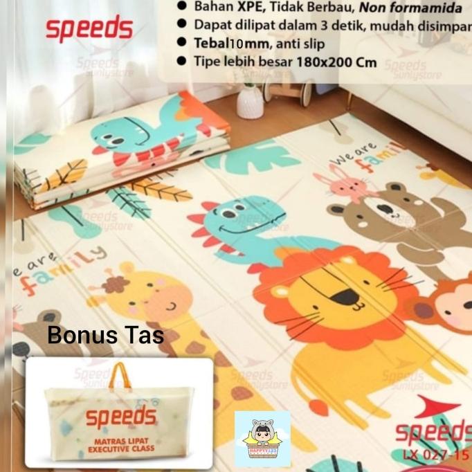 Playmat SPEEDS Bayi Lipat Tebal Karpet Baby Matras Bayi Playmate