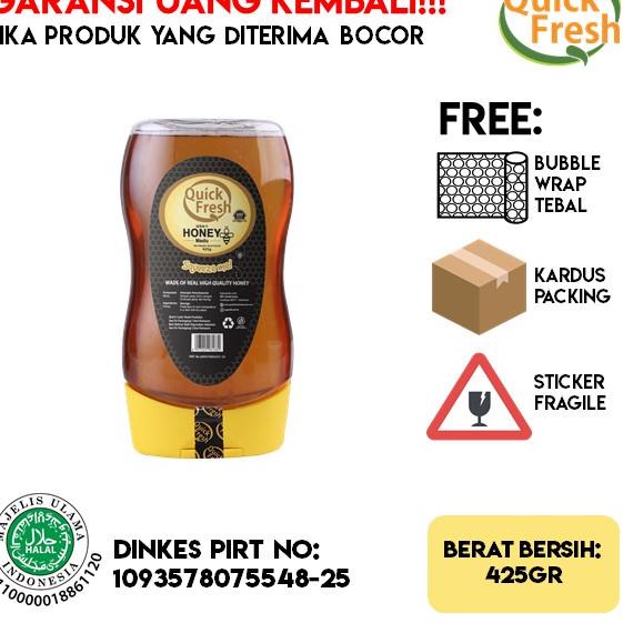 

➧ [ANTI PECAH] Quick Fresh Honey / Asli 425G (Squeeze) ❇