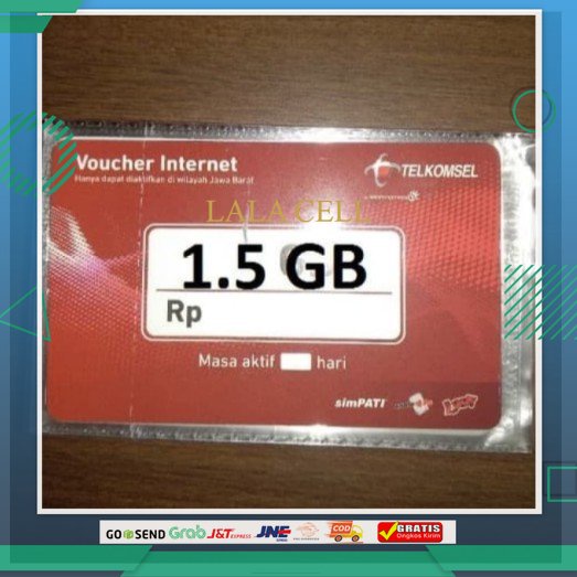 Voucher TELKOMSEL 1.5GB murah