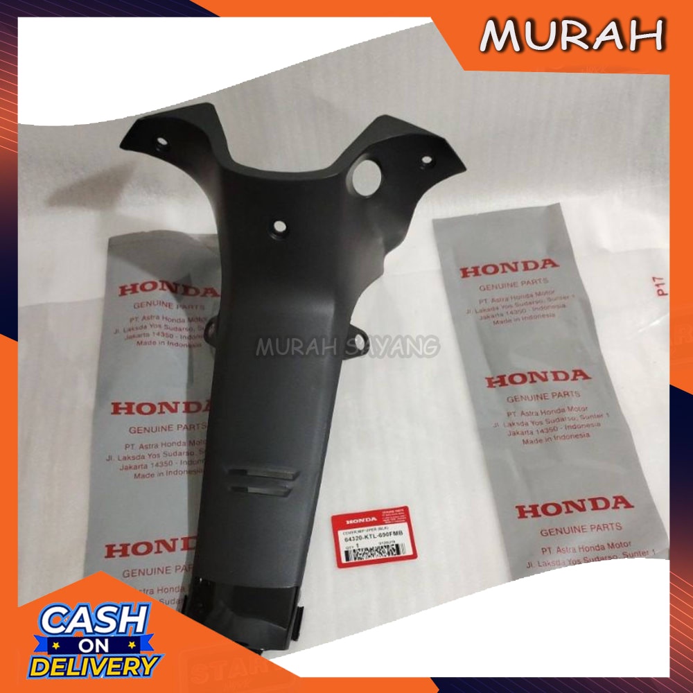 Cover Rangka Tengah Kontak Body Honda Supra Fit New Hitam Original - Mph000767