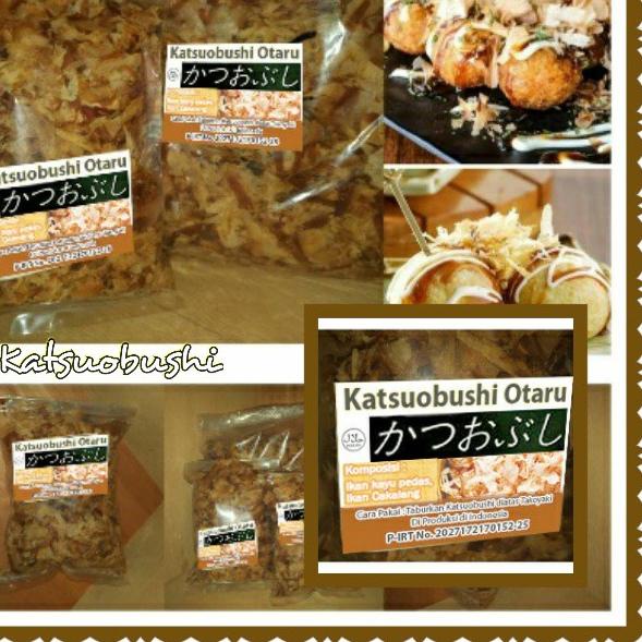 

☆ Ikan Cakalang katsuobushi 200 gram- Taburan takoyaki - Ikan Cakalang Asap 200 gram ♞