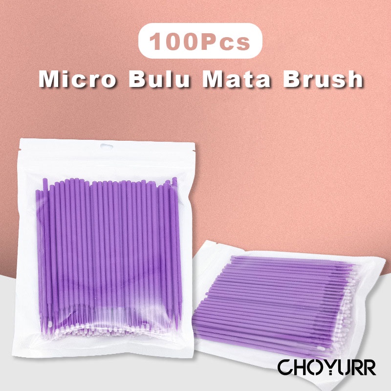 【COD】100 Pcs Microbrush Bulu Mata / Microbrush For Eyelash Extension Pack / Micro Applicator Dental / Microapplicator Refill-CH