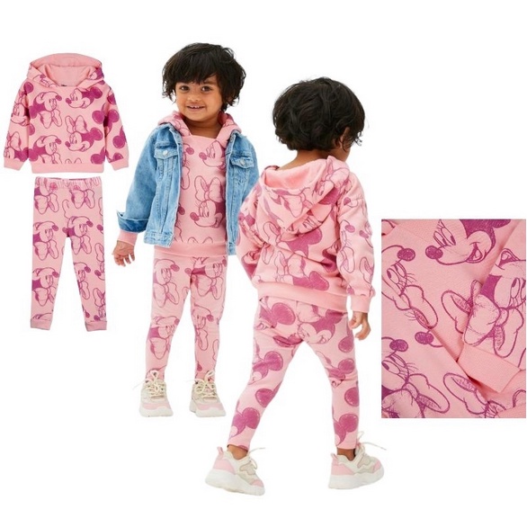 H&M Original Kids Minnie Hoodie Jogger Set