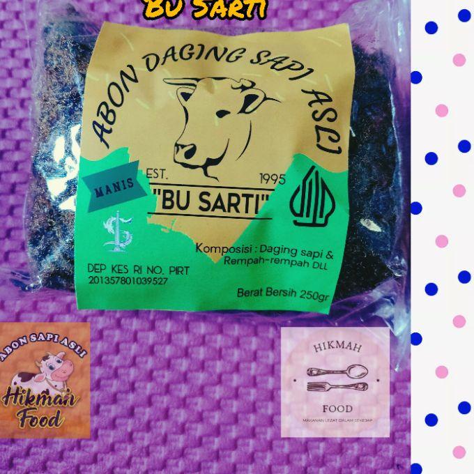 

♗ Abon Sapi Bu Sarti MANIS 250gr khas Surabaya ➬