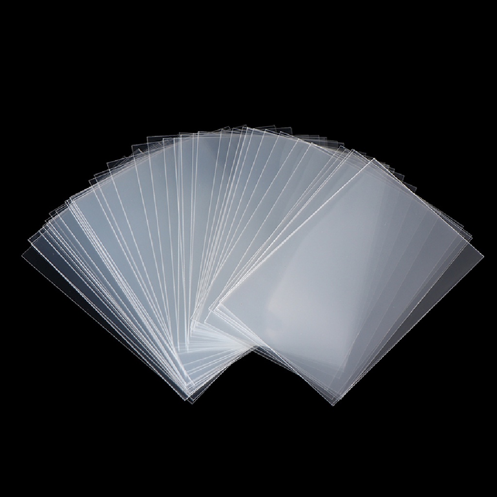 [HeavenDenotation] 50pcs Original Korea Card Sleeves Acid Free Hard 3inch Photocard Pelindung Film HDV