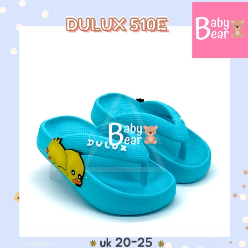 BB DULUX Sandal Anak Perempuan Model Jepit Tali Belakang karakter Duck Lucu 510 E