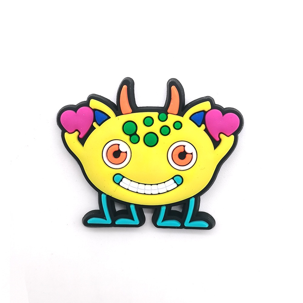 Aksesoris Menghias Sandal Lucu Jibbitz Kartun Valentine Monster Crocs charms Pin Sepatu Sandal Gesper Hadiah