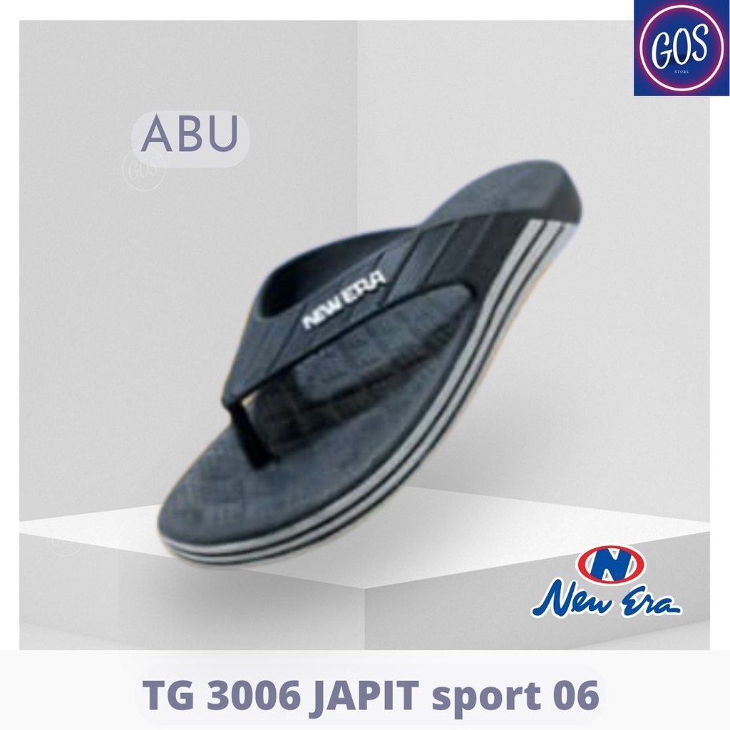 gos New Era TG 3006 JAPIT sport 06 Sandal Japit Karet Anak Laki-Laki Sendal Pria Anti Slip Original