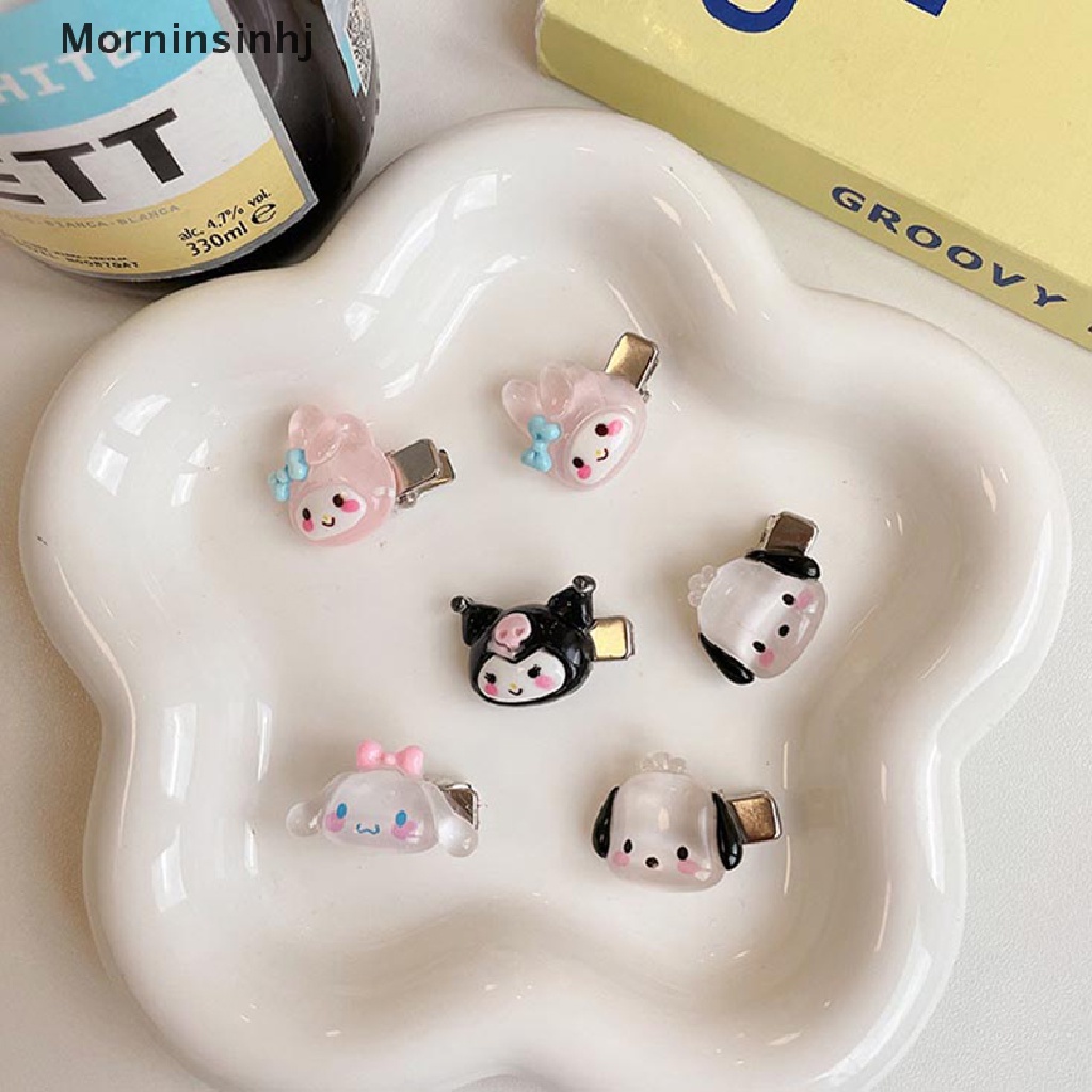 Mornin 1/5Pcs Flash Halus Sanrio Mini Jepit Rambut Ins Gadis Manis Dan Lucu Hati Duckbill Klip Mahasiswa Kartun Liar Hiasan Kepala Kawaii Jepit Rambut Yugui Anjing Mini Hair Clip Hadiah id