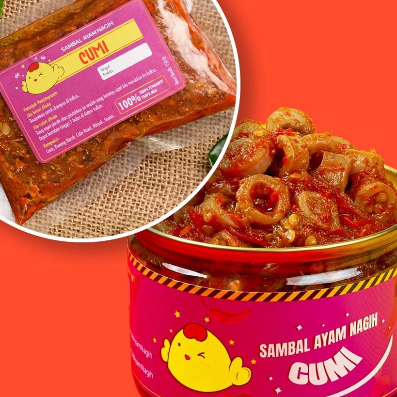 

™ SAMBAL NAGIH - Sambal Cumi Asin Sachet ♖