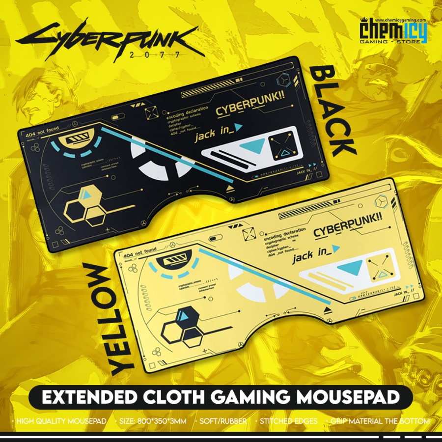 Cyberpunk 2077 XL Deskmat Cloth Gaming Mousepad