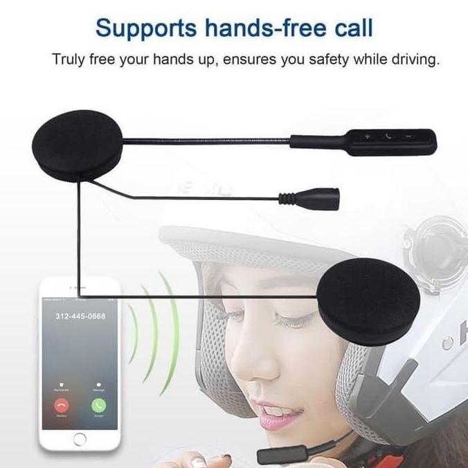 Bluetooth Wireless Earphone Headset for Motorcycle Helmet - MH01