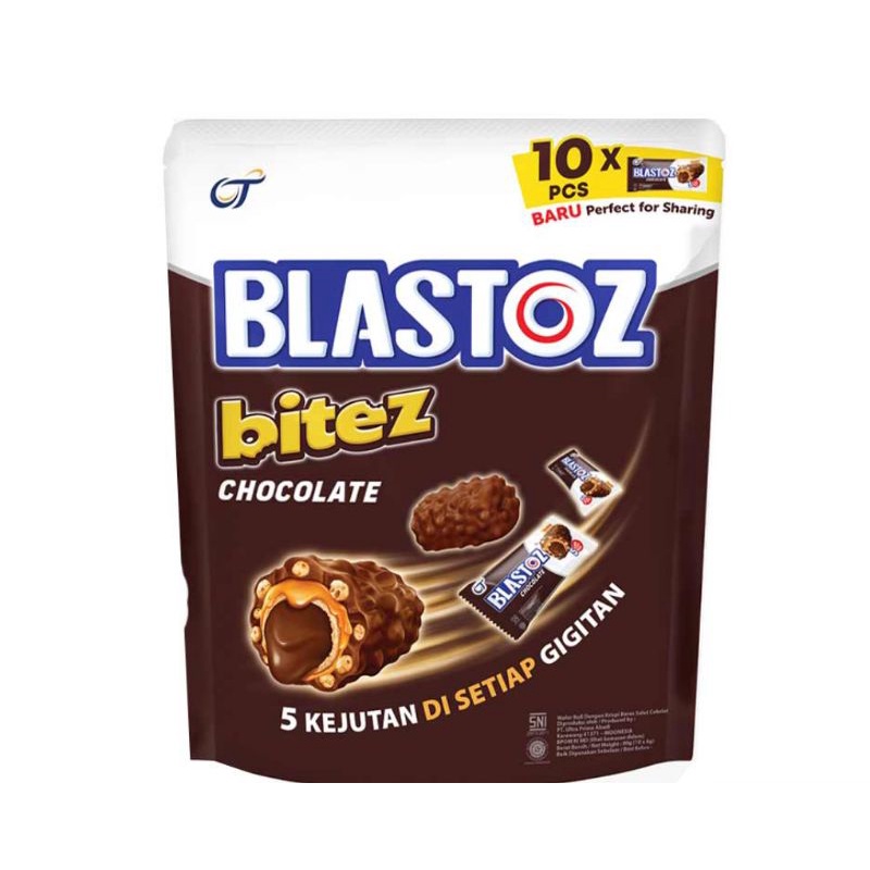 

Blastoz bitez chocolate 80g snack cokelat OT