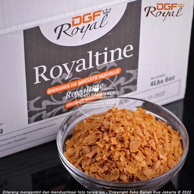 

DGF Royal 500gr Crunchy Biscuit 250gr Paillete Feuilletine Cone Flakes