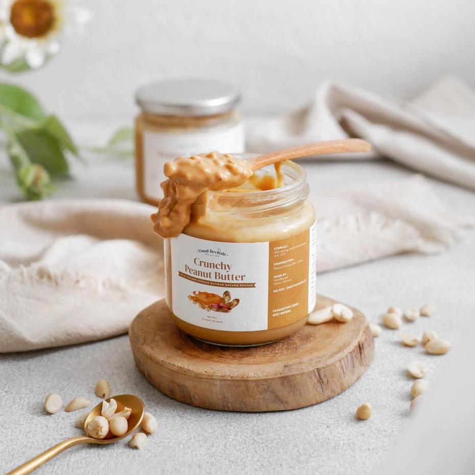 

♣ Viand Bevande - Crunchy Peanut Butter 220gr ❈