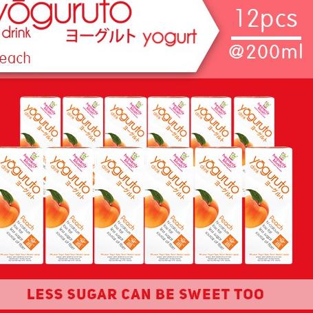 

✶ Yogurt Heavenly Blush Yoguruto Peach [12Px200ml] ♘