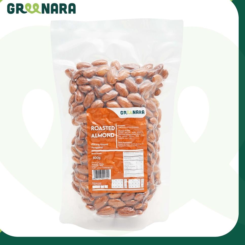 

Star 6.6 Roasted almond whole 500gr / kacang almond panggang 500gr