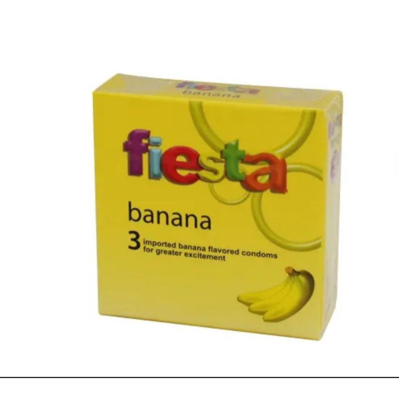 Kondom fiesta Banana/pisang isi3