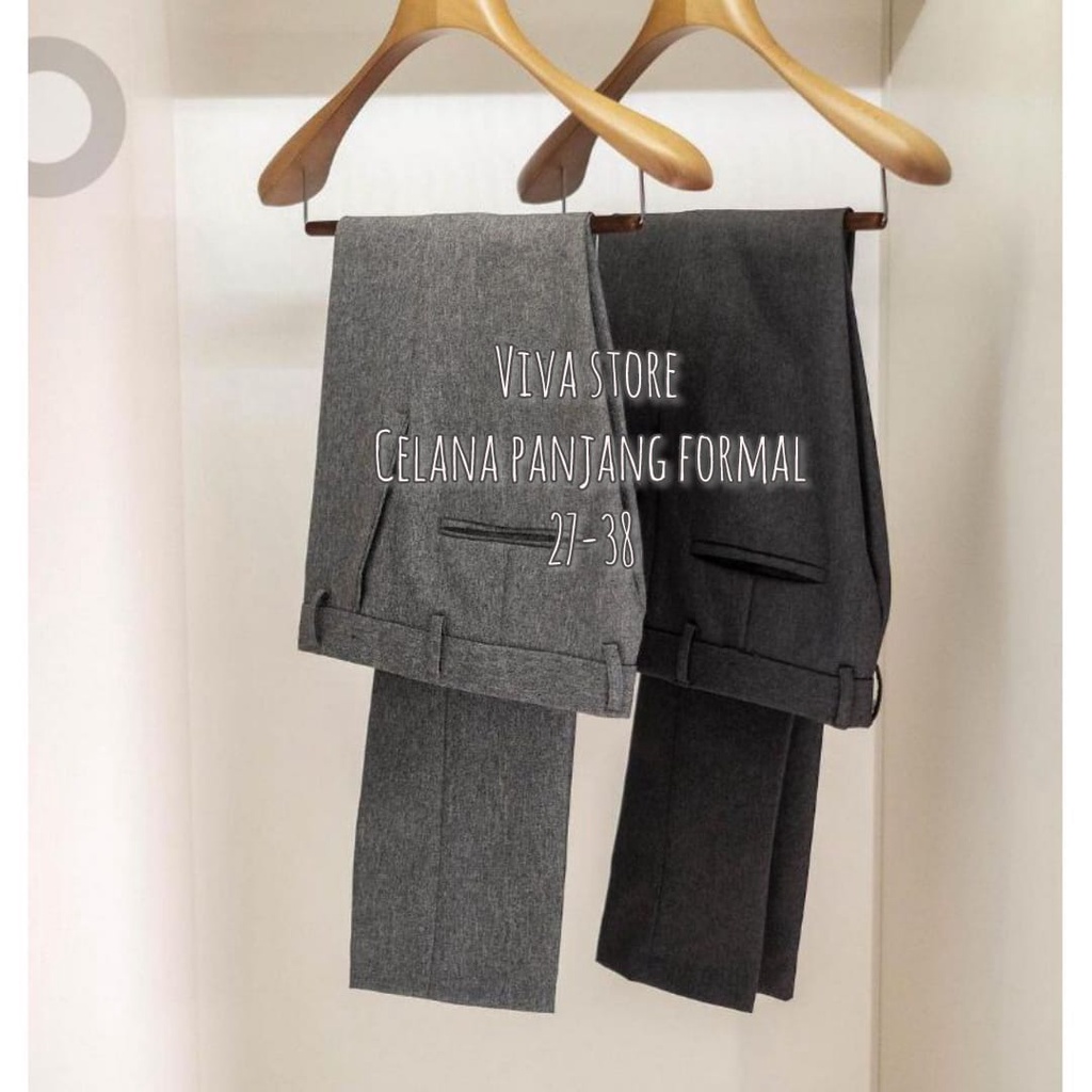 CELANA KANTOR FORMAL PRIA | KERJA | KOREAN FORMAL SLIM PRIA | CELANA PANJANG BAHAN KASUAL | CELANA ANKLE PANTS