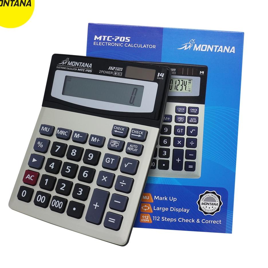 

CodeR7d7C MONTANA Calculator / Kalkulator Montana MTC 705 / 14 Digits