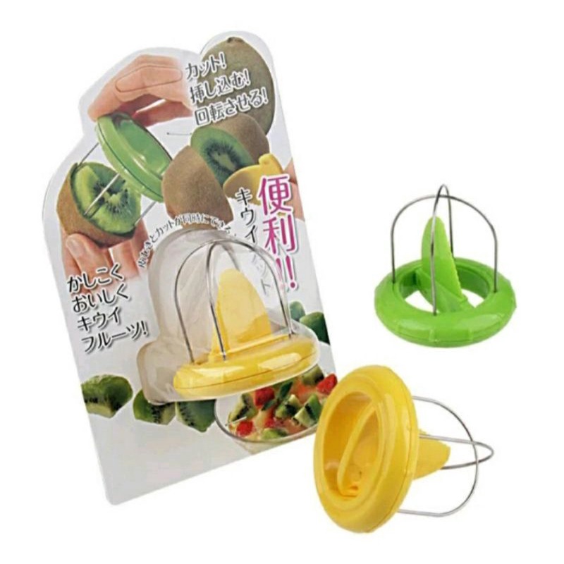 Funny Kitchen Kiwi Special Splitter Pisau Putar Pemotong Buah