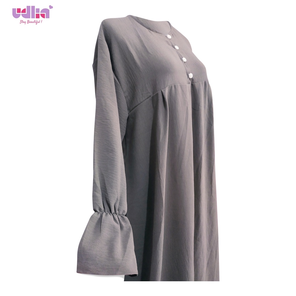 Udlia Gamis Crinkle Busui Vanya Army