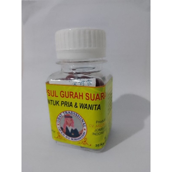 Kapsul Gurah Suara / obat gurah suara