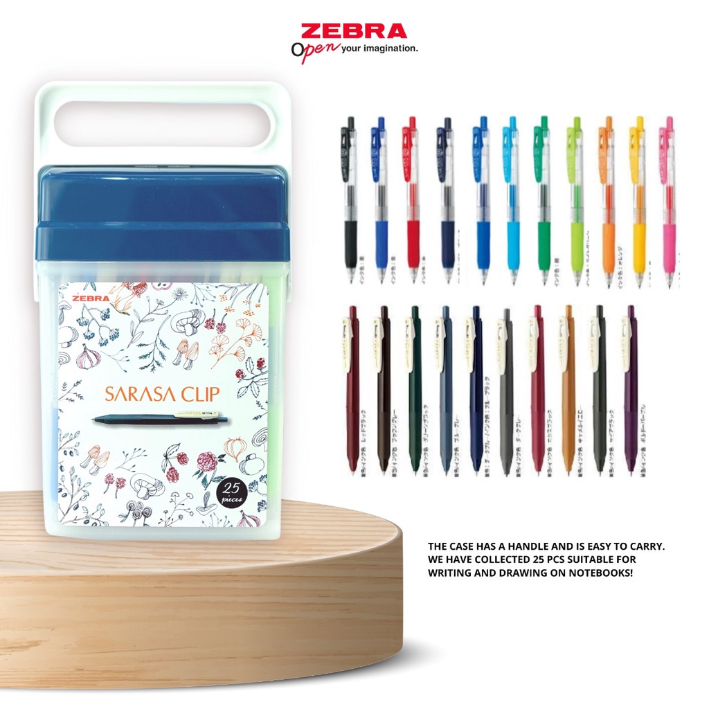 

ZEBRA SARASA CLIP SET 25PCS