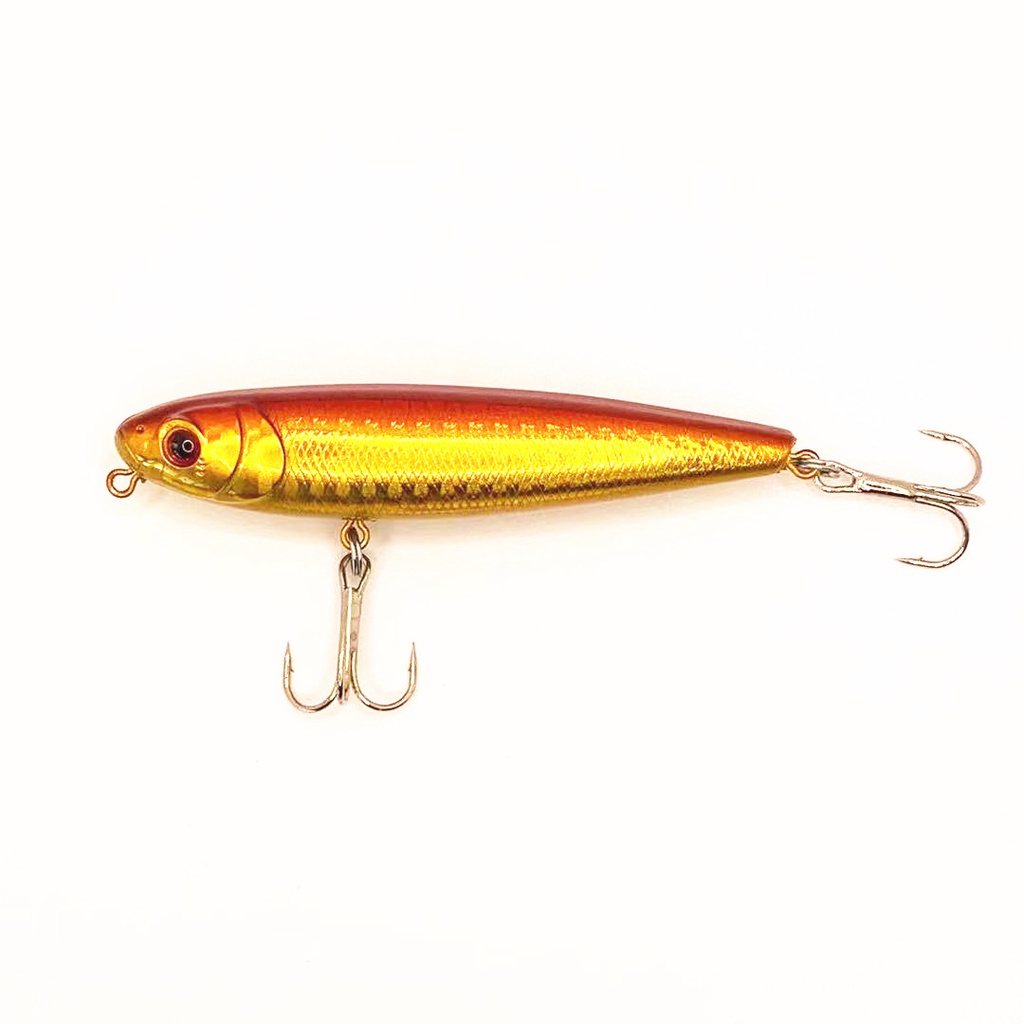 Mengambang Pensil Plastik Umpan 8cm/8g Keras Swimbait 6warna Buatan Air Tawar Popper Ikan Umpan Bass Lure Fishing Tackle