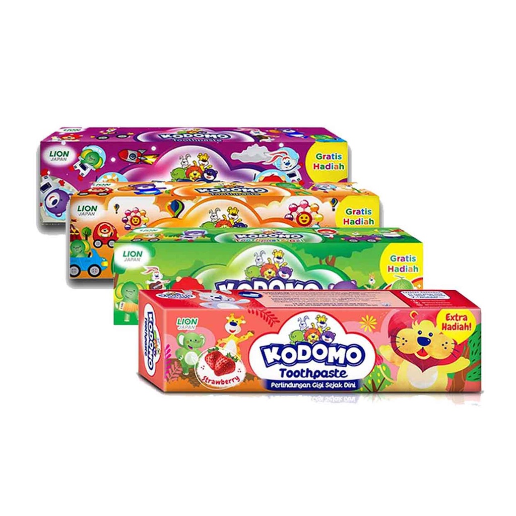 Kodomo pasta gigi anak 45g/ Tooth Paste Gel/ 4 Variasi Rasa