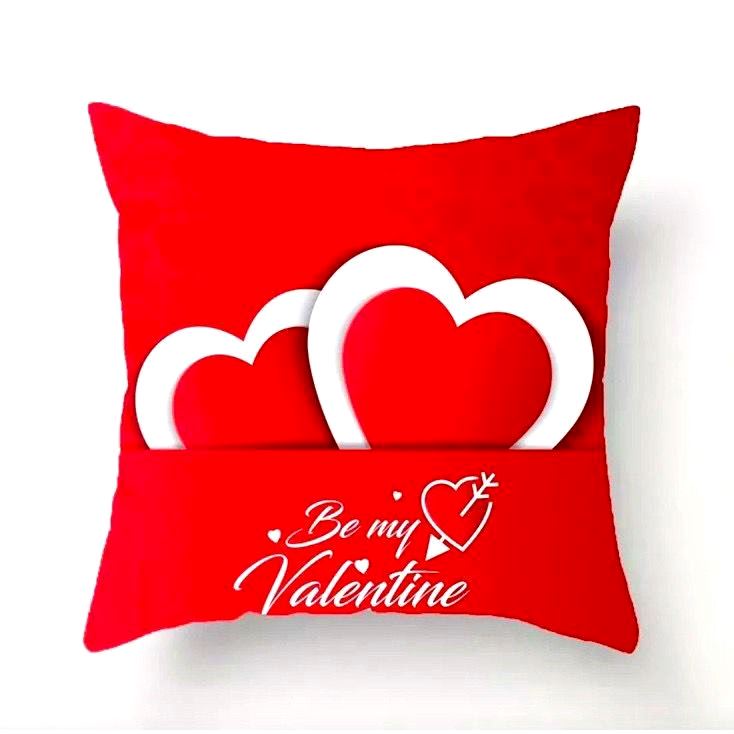 TANPA BANTAL Sarung Bantal Sofa Nuansa Natal VALENTINE 45 x 45 Christmas decoration