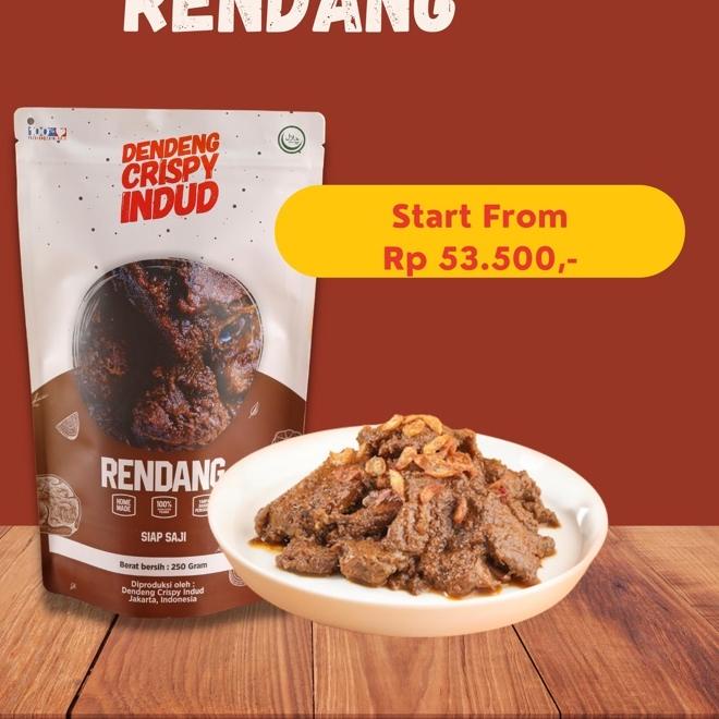 

✪ Rendang Sapi Indud 125 Gram - 250 Gram ✴